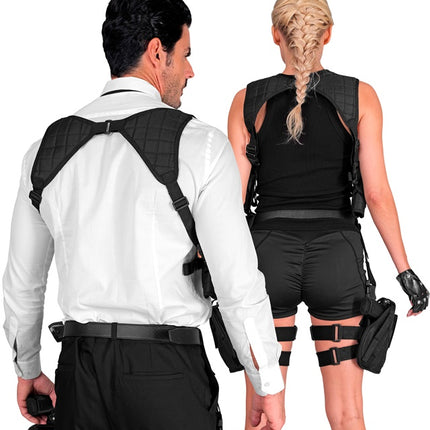 Fondina a tracolla Black Uni