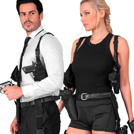 Fondina a tracolla Black Uni