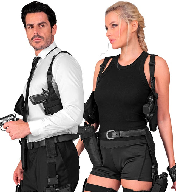 Fondina a tracolla Black Uni