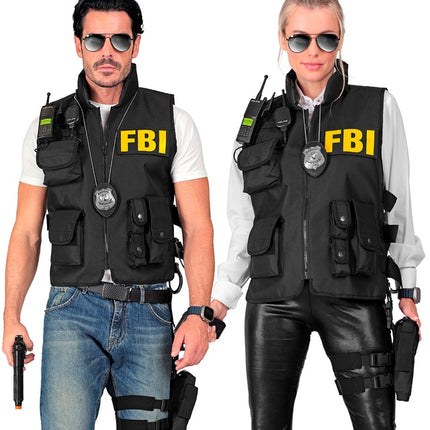 Fondina per gamba sinistra nera