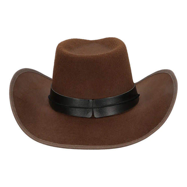 Cappello cowboy Wyatt marrone