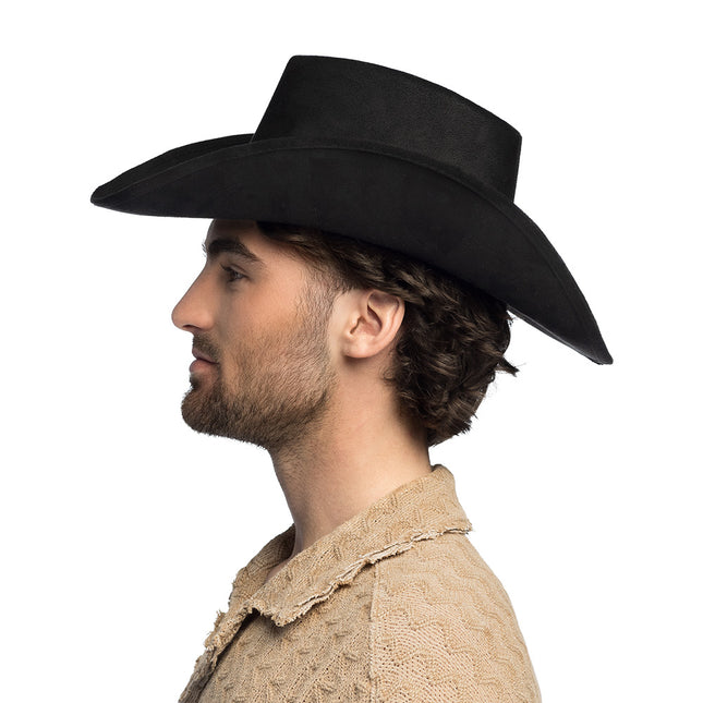 Cappello cowboy Bronco nero