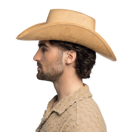 Cappello cowboy Bronco beige