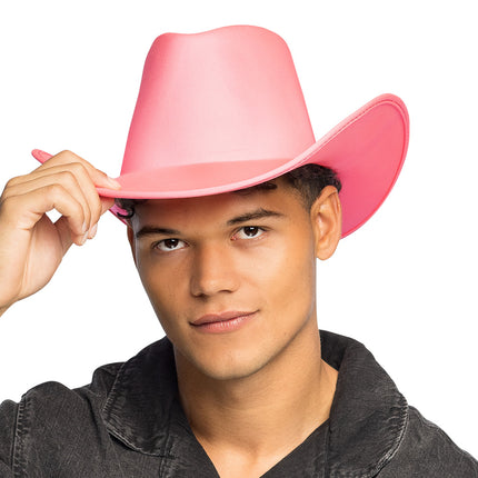 Cappello da cowboy Blaze - Rosa neon UV
