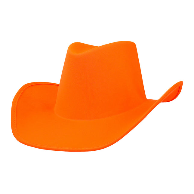 Cappello cowboy Blaze arancione neon