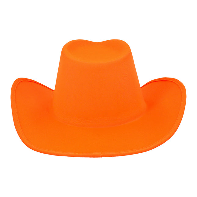 Cappello cowboy Blaze arancione neon