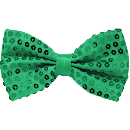 Fiocco verde con glitter