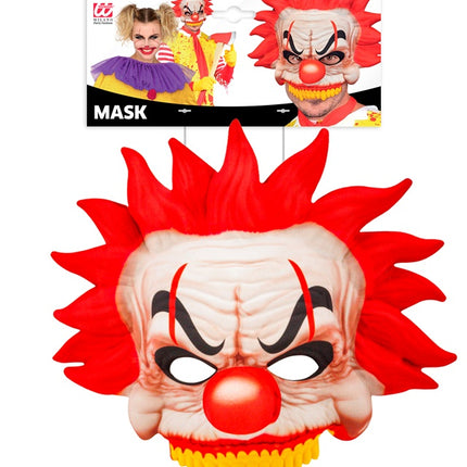 CLOWN ASSASSINO CON MASCHERA SENZA MENTO