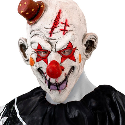 CLOWN ASSASSINO A MASCHERA INTERA CON CAPPELLO