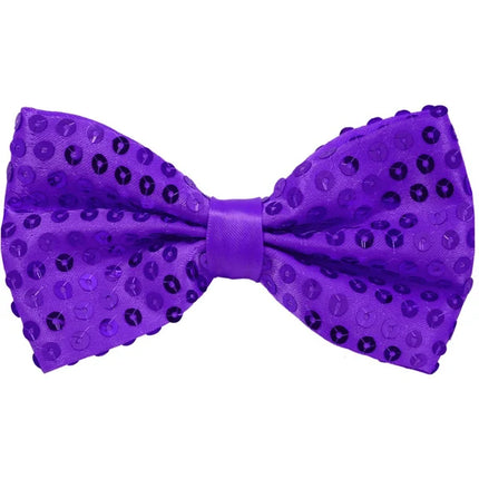 Fiocco viola con glitter