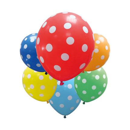 Palloncini a pois Party Essentials 6St
