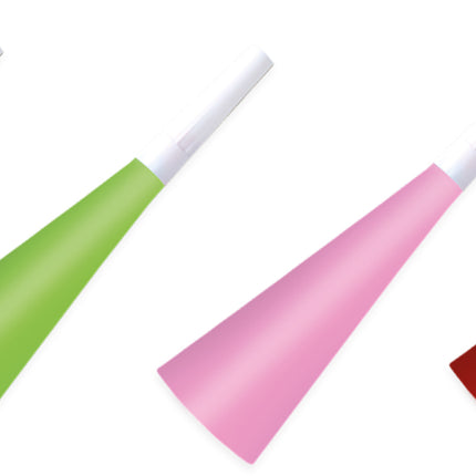 Party Essentials Corni Unicolore (Colori Assortiti) 4St
