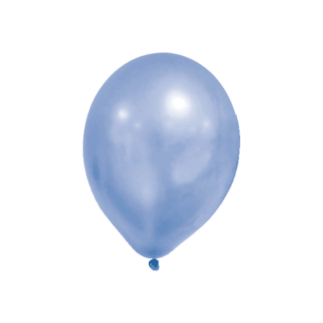 Party Essentials Palloncini metallizzati pastello blu 8St