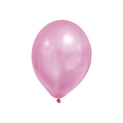 Palloncini rosa metallizzati pastello vuoti 8 pezzi