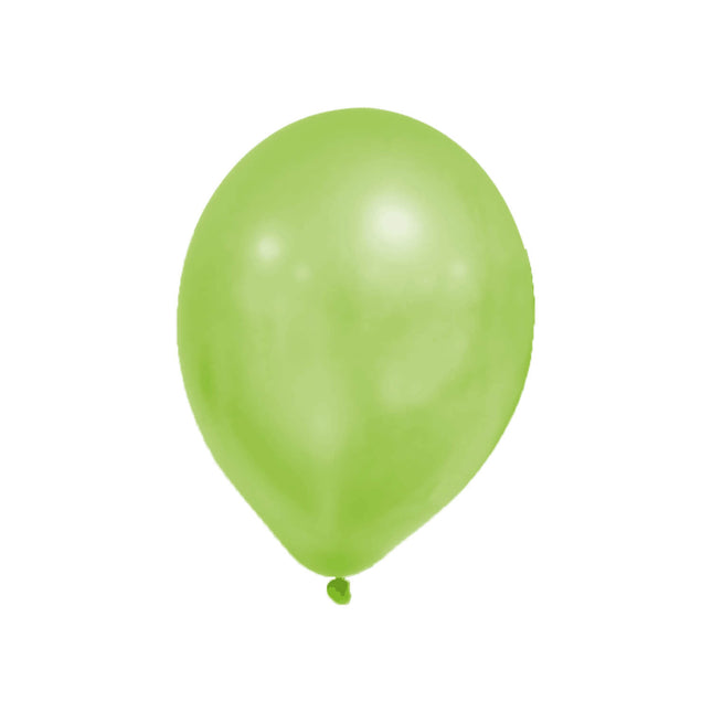 Palloncini metallizzati pastello Party Essentials Verde 8St