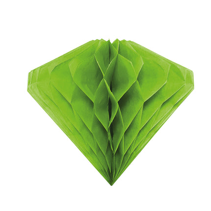 Diamante a nido d'ape verde 20 cm