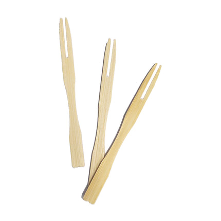 Prodotti in legno Mini forchette di bambù 24St