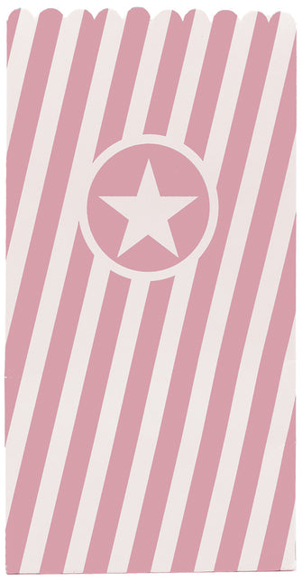 Party Essentials Fsc Sacchetto per pop corn di carta rosa 6St