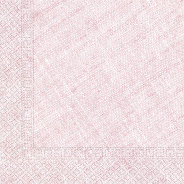 Tovaglioli rosa chiaro pastello 33cm 20pz