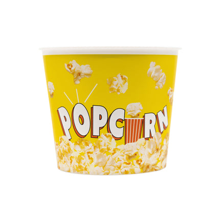 Secchiello per pop corn riutilizzabile Party Essentials giallo 1St