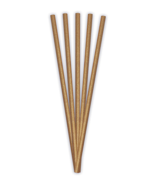 Cannucce di carta per bere Cannucce di carta Kraft per bere 19,7X0,6Cm 24pz