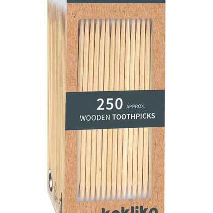Bastoncini da cocktail marroni in legno 250 pezzi