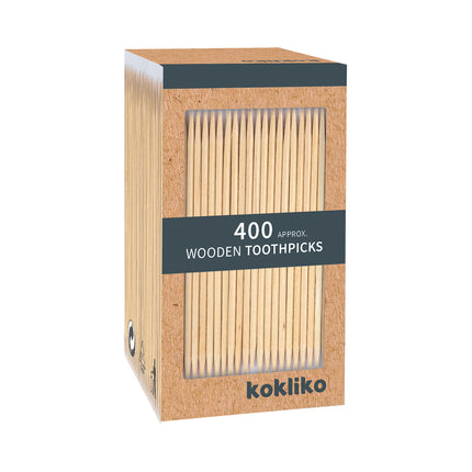 Prodotti in legno Fsc Stuzzicadenti in carta Scatola da 400 pezzi 400St