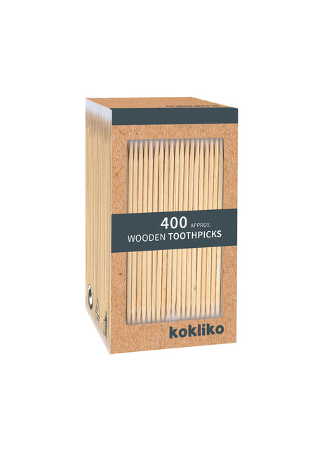Prodotti in legno Fsc Stuzzicadenti in carta Scatola da 400 pezzi 400St