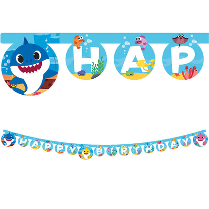 Fionda Lettera Baby Shark Buon Compleanno