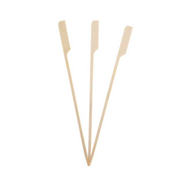 Prodotti in legno Spiedini di bambù con bordo largo 15Cm 40St