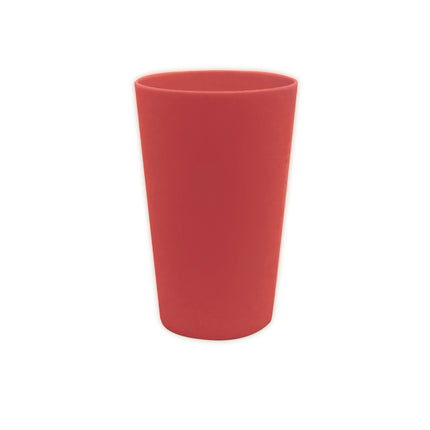 Tazze riutilizzabili rosse a tinta unita da 280 ml 2St