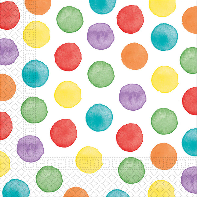 Tovaglioli a pois 33cm 20pz