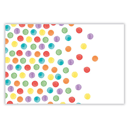 Tovaglia colorata a pois 1,8m