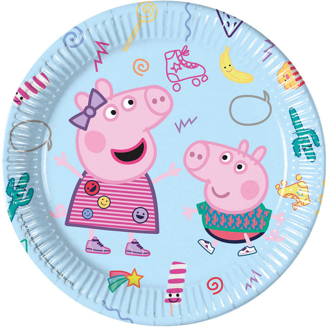 Piatti Peppa Pig 23cm 8pz