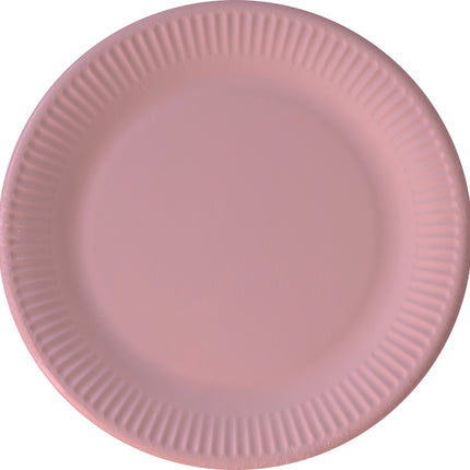 Piatti di carta Fsc a tinta unita rosa Next Generation 23Cm 8St
