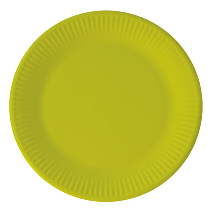 Piatti verdi lime 20cm 8pz
