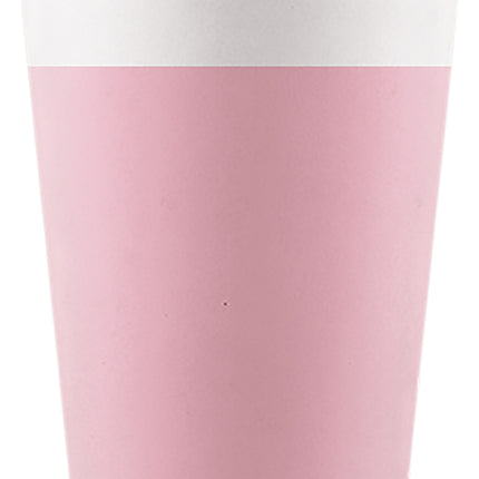Tazze di carta Fsc rosa tinta unita da 200 ml (Wm) 8St