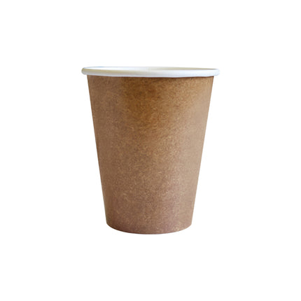 Prodotti di carta Kraft Fsc Bicchieri di carta Kraft 200Ml Industriali Compostabili Certificati 8St