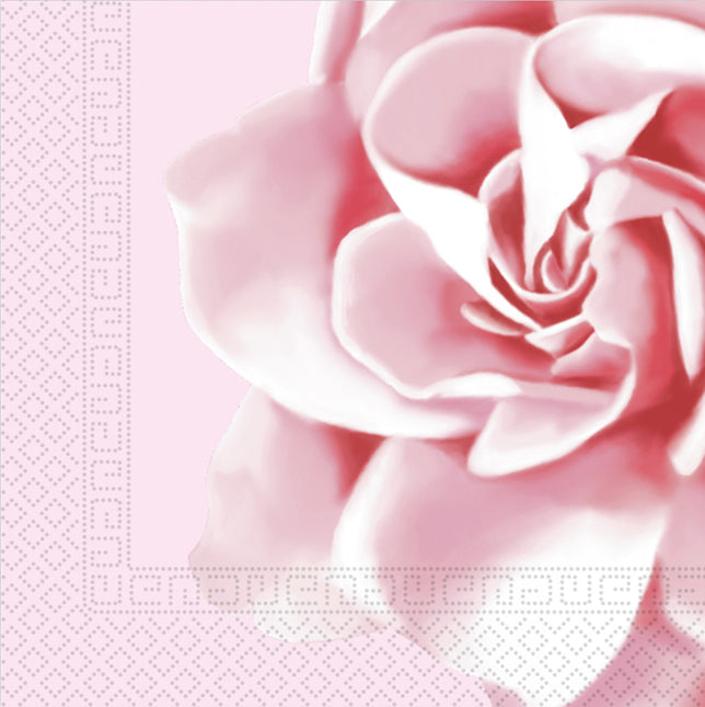 Tovaglioli di carta a 3 veli Tovaglioli di carta a tre veli 33X33Cm Rosa 20St