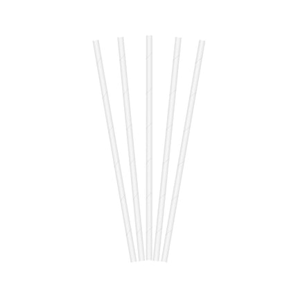 Cannucce di carta per bere Fsc Cannucce di carta bianche 19,7X0,6Cm 100St.