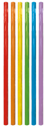 Cannucce colorate 20cm 6pz