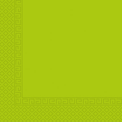 Tovaglioli verde lime a 3 strati 33cm 20pz