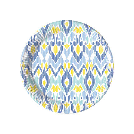 Piatti blu-gialli 20cm 8pz