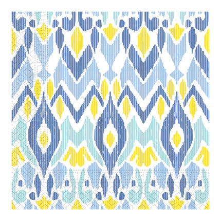 Tovaglioli blu-gialli 33cm 20pz