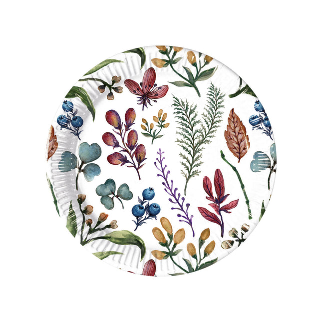 Piatti di carta Everyday Designs Herbs Next Generation Medium 20Cm 8St