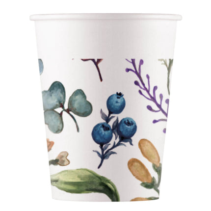 Everyday Designs Erbe Fsc Bicchieri di carta 200Ml (Wm) 8St