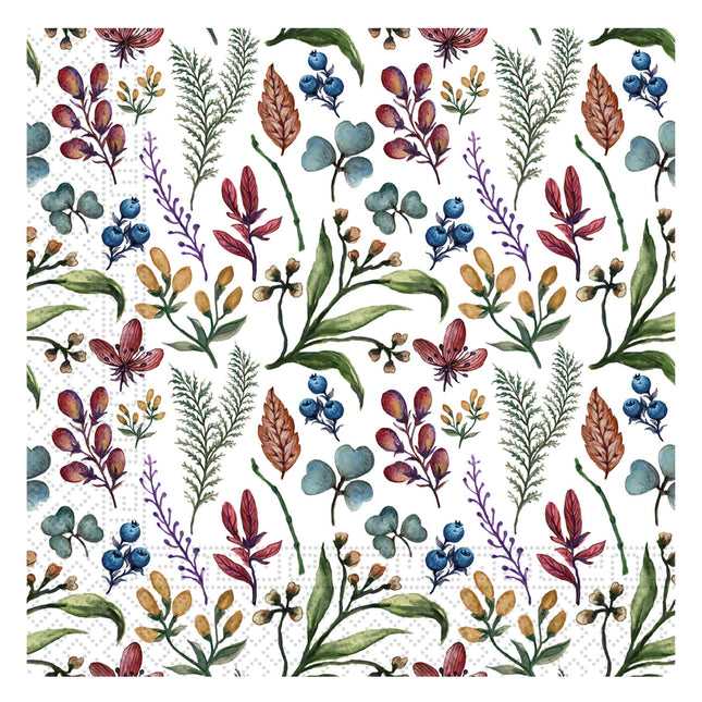 Everyday Designs Erbe Fsc Tovaglioli di carta a tre veli 33X33Cm 20St