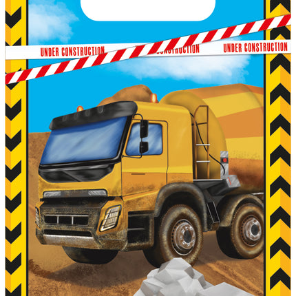 Sacchetti di plastica da costruzione per feste 6St
