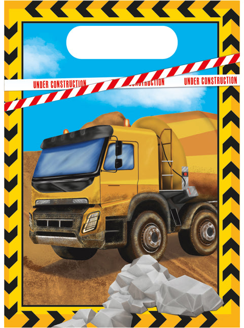 Sacchetti di plastica da costruzione per feste 6St