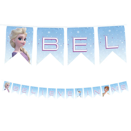 Frozen Ii Spirito del Vento Striscione Lettera Riutilizzabile 1St